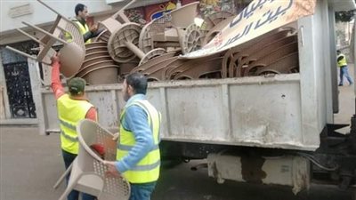 رفع 2700 طن قمامة ومخلفات و181 حالة إشغال طريق مخالف بالبحيرة