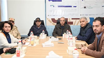 وزير الري ومحافظ شمال سيناء يتفقدان محطة بحر البقر لمعالجة مياه الصرف الزراعي (صور)