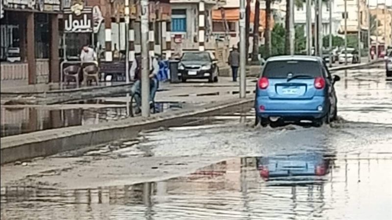 امطار غزيرة علي دمياط،فيتو