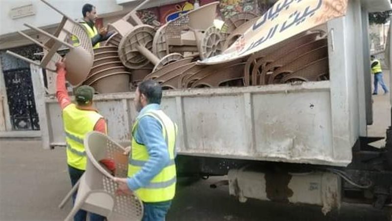 ازالة إشغالات البحيرة،