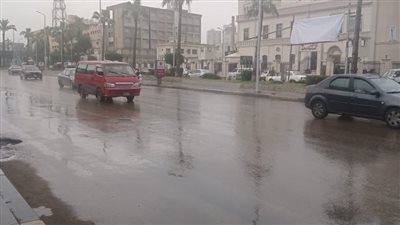 استمرار هطول الأمطار الغزيرة على الإسكندرية (بث مباشر)