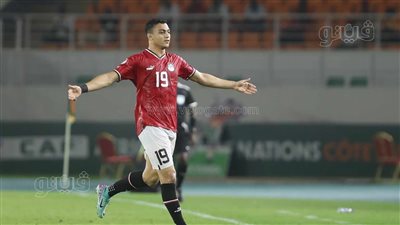 مصطفى محمد يسجل هدف التعادل لمنتخب مصر أمام الكونغو من ركلة جزاء (صور)