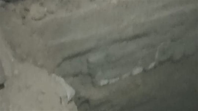 جانب من الحفر