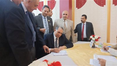 عبد الحليم علام يتقدم بأوراق ترشحه على منصب نقيب المحامين (صور)