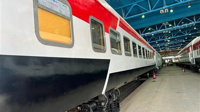 النقل تنشر فيديو لتطوير عربات القطارات الإسباني بورش كوم أبو راضي 