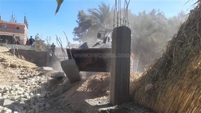 محافظ الأقصر: إزالة 15 حالة تعدٍ على أملاك الدولة باليوم الأول للموجة 22 (صور)