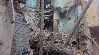 العناية الإلهية تنقذ 3 سيدات فى انيهار منزل بسوهاج