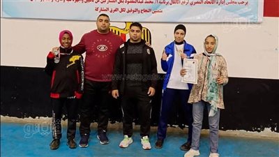 حصول 4 لاعبات من بني سويف على ميداليات ذهبية وفضية برفع أثقال الجمهورية