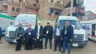 الكشف على 1722 مواطن مجانا خلال قافلة طبية بالقليوبية 