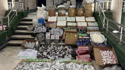 ضبط عاطل بحوزته 525 ألف قرص مخدر فى الغربية 