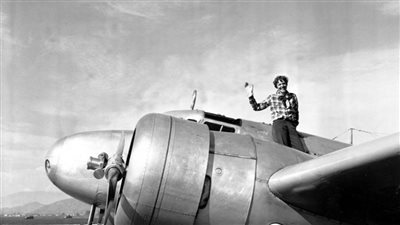 ظهور حطام طائرة 