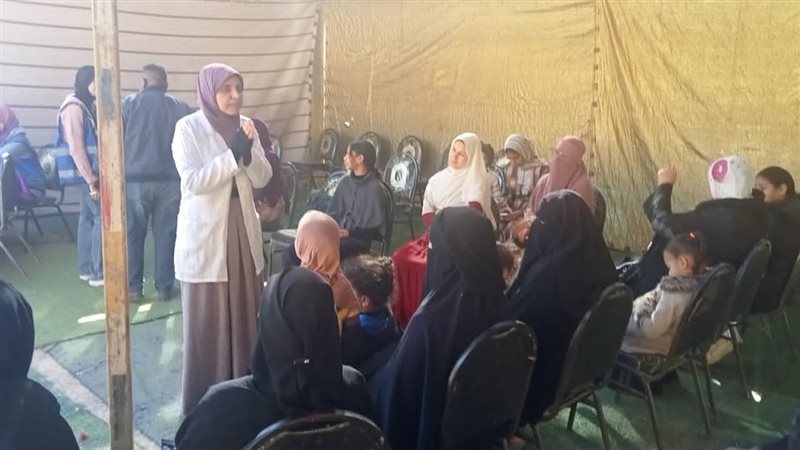 جانب من فعاليات القافلة،