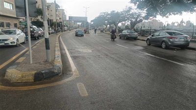 سقوط أمطار ما بين متوسطة وشديدة بالقليوبية