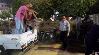 رفع 4200 حالة إشغال بجنوب وإغلاق 12 كافيه بشارع العريش في الهرم