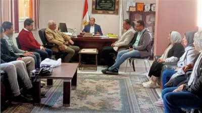 مدير شباب ورياضة الأقصر يستقبل أعضاء كيان اتحاد شباب أرمنت 