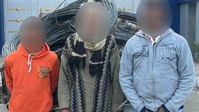 ضبط عامل وخفير وتشكيل عصابي لسرقة حديد تسليح ومحل بلاي ستيشن وهواتف المواطنين (صور) 