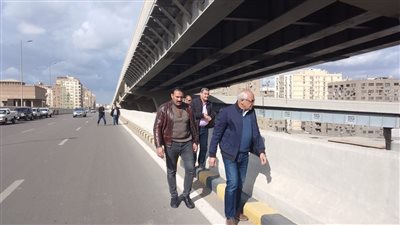 محافظ الجيزة يتفقد أعمال تطوير ورفع كفاءة ميدان الحجاز (صور)