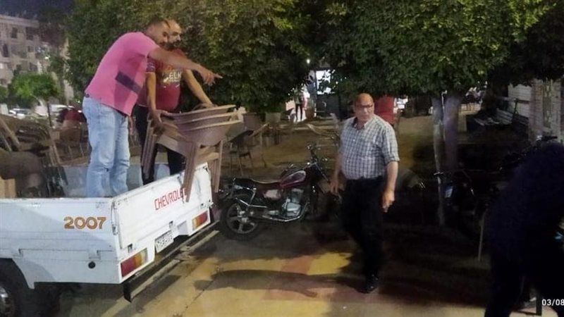 حملة إشغالات بالجيزة؛فيتو