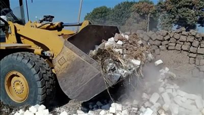 تنفيذ 6 حالات إزالة تعد على أراض زراعية بمركز أرمنت بالأقصر