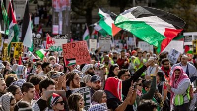 مظاهرات حاشدة تجتاح العواصم الغربية تضامنا مع غزة (فيديوهات)