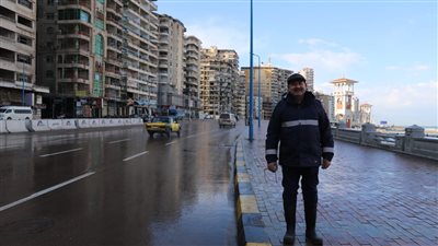 8 صور ترصد سوء الأحوال الجوية في الإسكندرية 