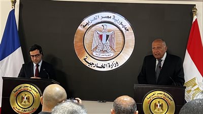 سامح شكرى: إقامة الدولة الفلسطينية الحل النهائي لإنهاء الصراع في المنطقة 