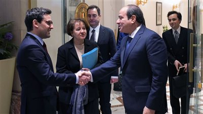 مصر وفرنسا ترفضان تهجير الفلسطينيين وتؤكدان أهمية دور الأونروا