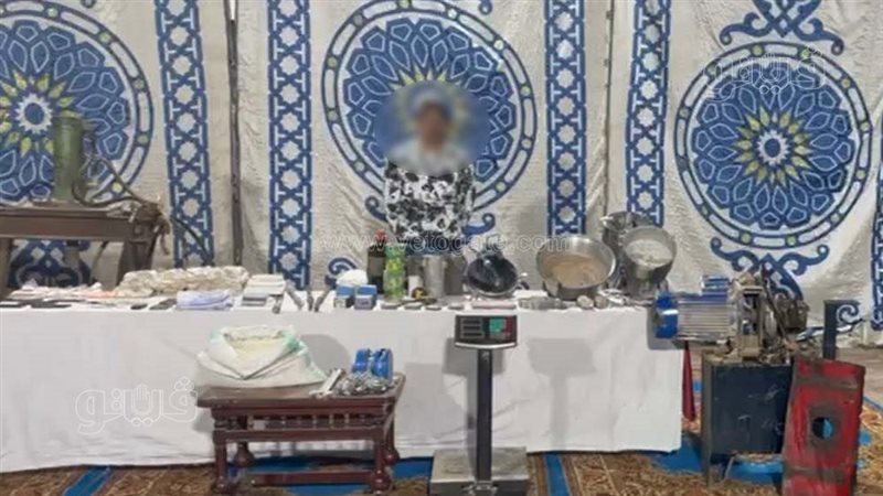 ضبط مصنع لإنتاج وتصنيع