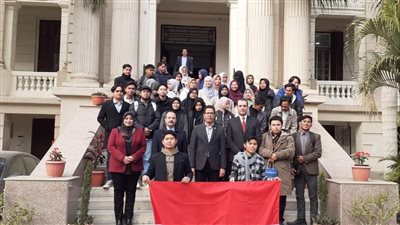 رئيس جامعة بنها يستقبل الوفد الإندونيسي المشارك فى دورة تنمية مهارات اللغة العربية