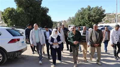 محافظ أسوان يشدد على توفير أماكن لانتظار السيارات ورفع كفاءة حديقة فريال (صور)