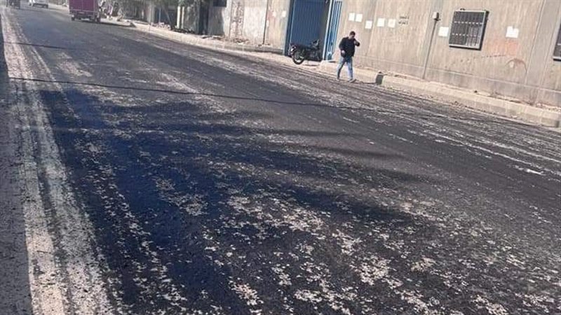 بدء رصف شرعة ترعة