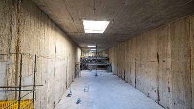 آخر تطورات إنشاء محطة مترو الرماية في الجيزة (صور)