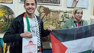القضية الفلسطينية تتصدر، 80 عملا فنيا لقطاع المعاهد في جناح الأزهر بمعرض الكتاب