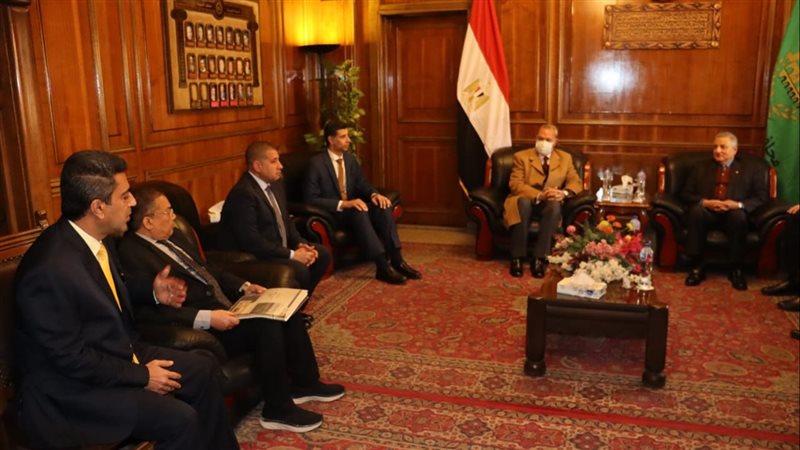 محافظ القليوبية خلال