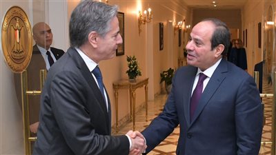السيسي يؤكد لبلينكن أهمية الدور المحوري الذي تقوم به الأونروا