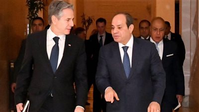 وزير خارجية أمريكا للسيسي: مستمرون في تعزيز الشراكة الاستراتيجية مع مصر