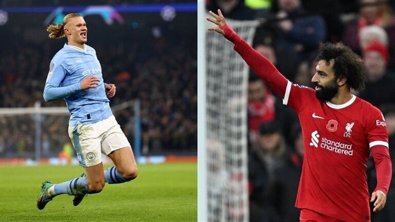 محمد صلاح وهالاند