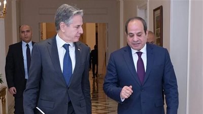 بيان من الخارجية الأمريكية حول لقاء السيسي وبلينكن