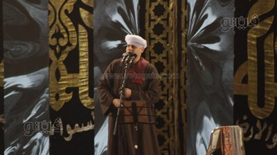 روحانيات الشيخ محمود التهامي تنير الليالي الرمضانية بقصر الأمير طاز (صور)