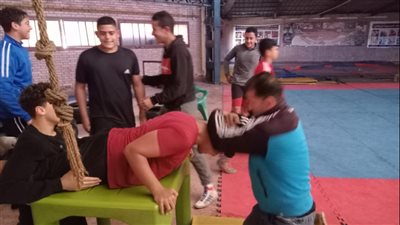 تدريبات مكثفة لناشئي مركز المصارعة بالمشروع القومي للموهبة والبطل الأوليمبي بالدقهلية