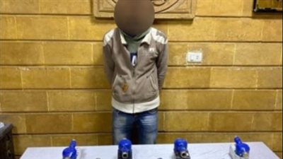 ضبط عاطل سرق 8 مواتير مياه بحلوان وآخر عرض لاب توب مسروق للبيع بعابدين 