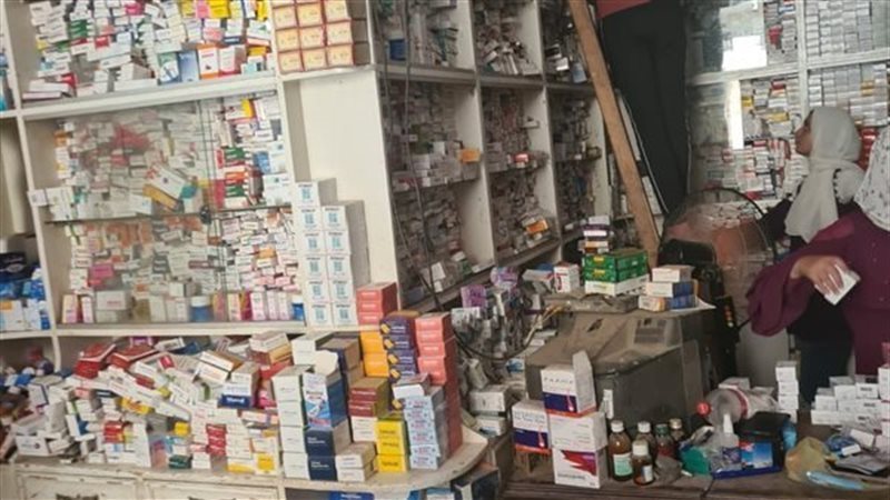 ضبط مخزن ادواية فاسدة