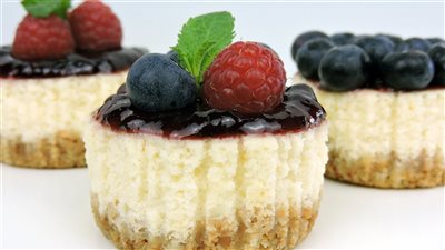 طريقة عمل ميني تشيز كيك مخبوز، مذاق لا يقاوم 