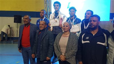 جامعة عين شمس تحصد المركز الأول والميدالية الذهبية في المصارعة ببطولة الشهيد الرفاعى الـ51