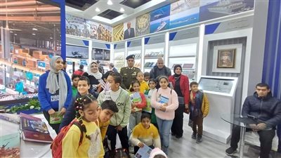 معرض الكتاب يستقبل أطفال حدائق أكتوبر (صور)