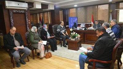 محافظ الغربية يناقش الموقف التنفيذي لمشروعات زفتى والسنطة وقطور وكفر الزيات