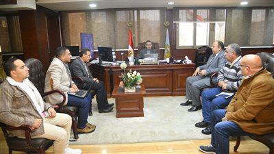 محافظ الغربية يستعرض موقف مشروع تحسين جودة المياه بمصرف كتشنر