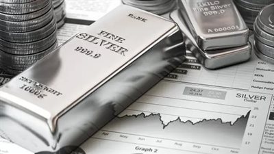 ارتفاع أسعار الفضة عيار 925، حركة مؤشر المعدن الأبيض ‏عالميا مساء الخميس 8-2-2024