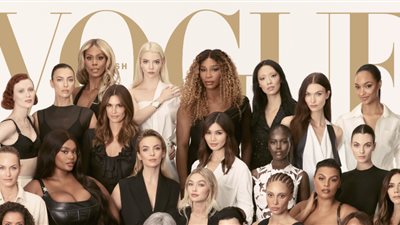 40 نجمة عالمية على غلاف مجلة فوج البريطانية في وداع رئيس تحريرها (فيديو)