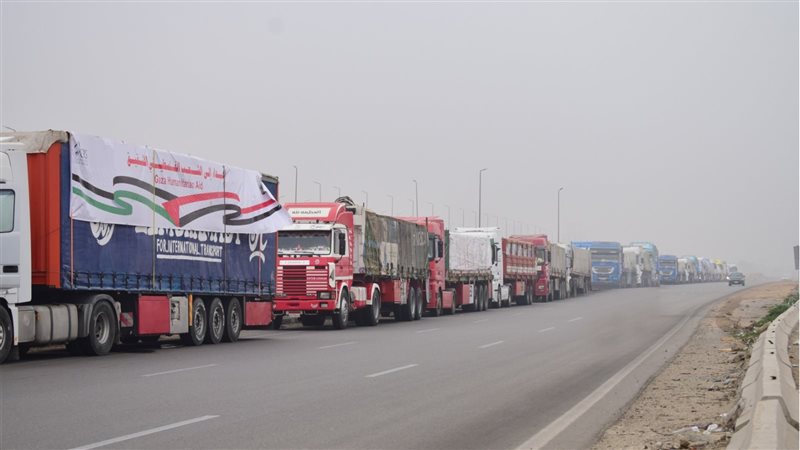 قوافل مساعدة أهالي